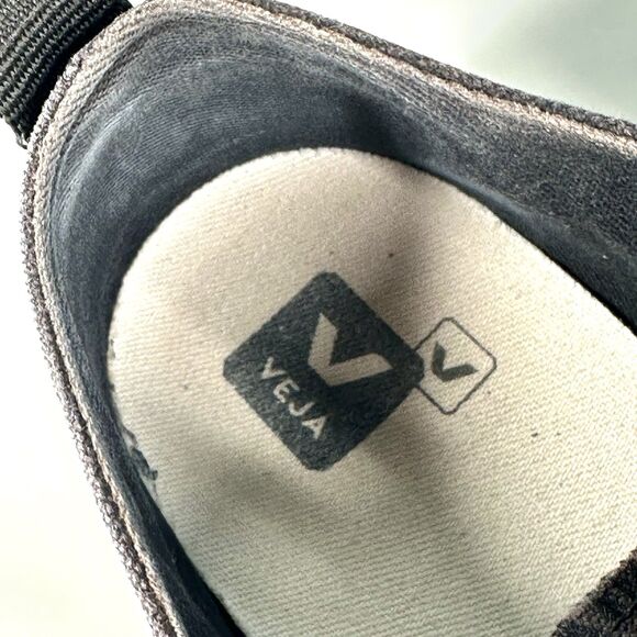 Veja Nova Canvas Low Top Black White Shoes Women's Size 10 Sneakers - Picture 15 of 16